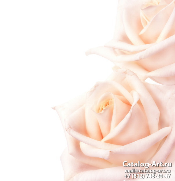 Натяжные потолки с фотопечатью - Розовые розы 18